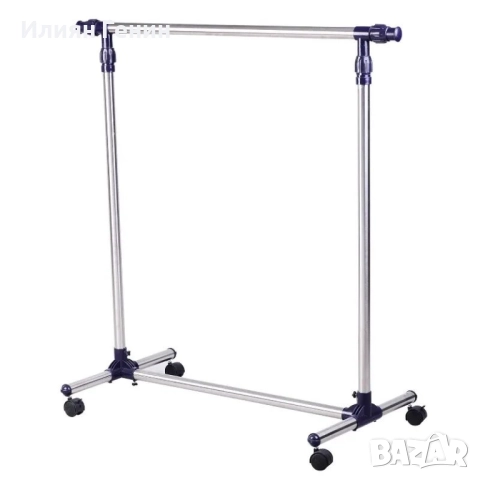 HOMCOM Закачалка за дрехи с колелца