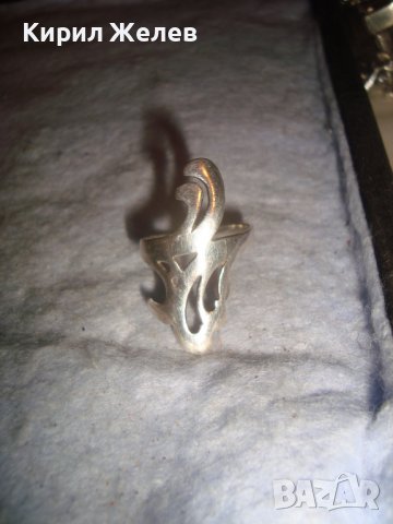МОДЕН СРЕБЪРЕН АРТ ПРЪСТЕН СРЕБРО 925 ОРИГИНАЛНА МАЙСТОРСКА КРАСИВА БУТИКОВА ИЗРАБОТКА 27539, снимка 12 - Пръстени - 36796699