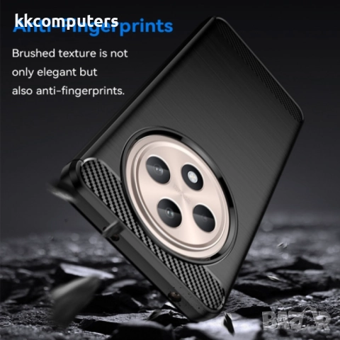 OPPO Reno12 F /12 FS 5G Удароустойчив Carbon Fiber Калъф и Протектор, снимка 5 - Калъфи, кейсове - 52977024