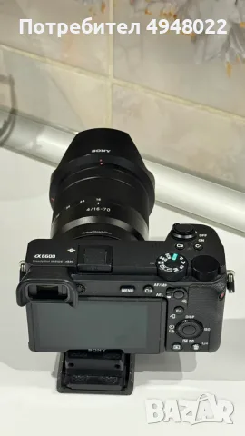 Sony A6600 тяло + Обектив ZEISS 4/16-70 , снимка 2 - Фотоапарати - 56056962