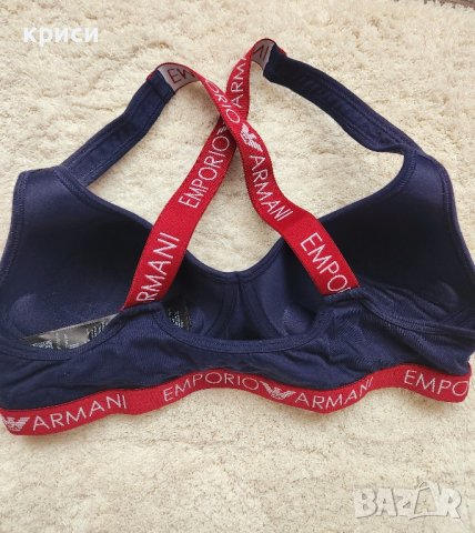 Дамски сутиен Emporio Armani M размер оригинален, снимка 6 - Бельо - 44399269