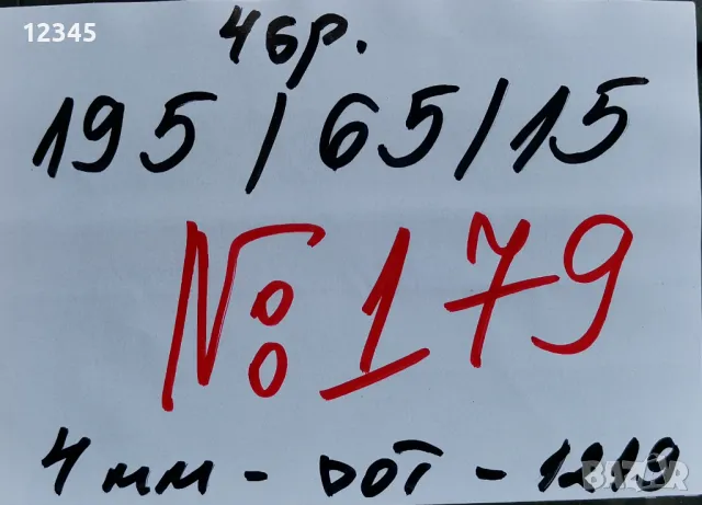 195/65R15 goodyear-№179, снимка 2 - Гуми и джанти - 47328298