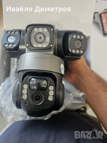 СОЛАРНА КАМЕРА – 12MP FULL HD, ТРОЕН ОБЕКТИВ, ДВИЖЕНИЕ, НОЩНО ВИЖДАНЕ, ДВУПОСОЧНА КОМУНИКАЦИЯ, IP66, снимка 2 - Комплекти за видеонаблюдение - 56103297