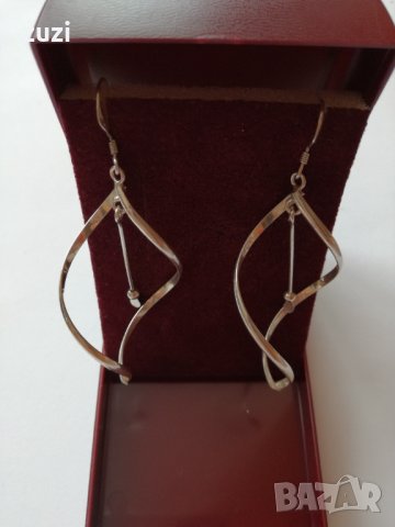  Сребърни обеци - 925 сребро., снимка 2 - Обеци - 31575346