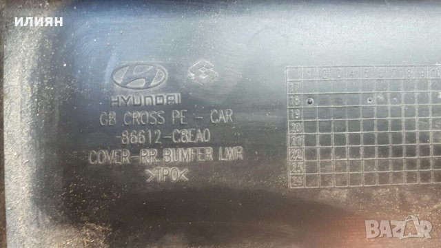 спойлер за задна броня  Hyundai I20 Active 2018 2019г 86612C8EA0 , снимка 8 - Части - 36818547