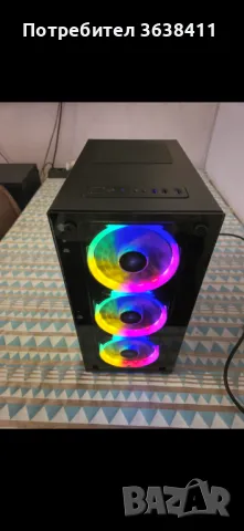 Геймърски компютър гаранция/i3 9100f 16GB,GTX 1070 8GB, 256GB SSD HDD 1TB, снимка 4 - Геймърски - 48461473