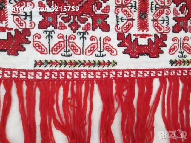 Калъфка за възглавница,ръчна бродерия, фолк мотиви, снимка 3 - Антикварни и старинни предмети - 49741993