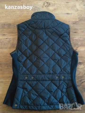 Polo Ralph Lauren Equestrian Vest Suede Trim White Quilted Full Zip - страхотен дамски елек, снимка 8 - Елеци - 42925536