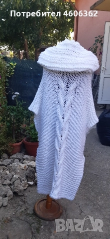 ръчно изплетено пончо , снимка 10 - Други - 51855352