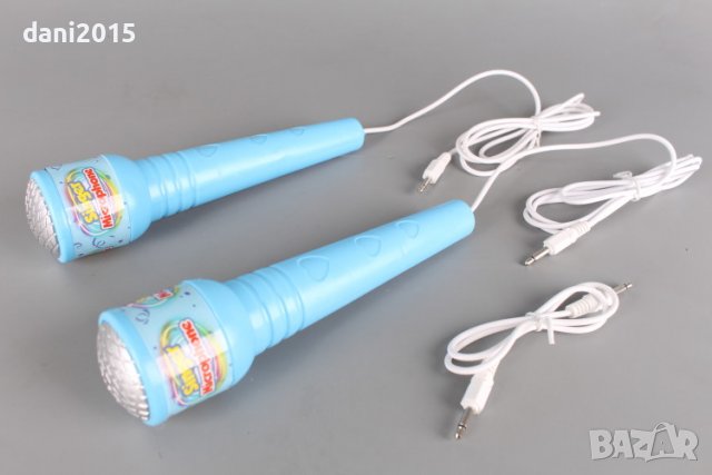 ✨Детски микрофони на стойка - 2 цвята (син/розов) , снимка 3 - Музикални играчки - 38252959