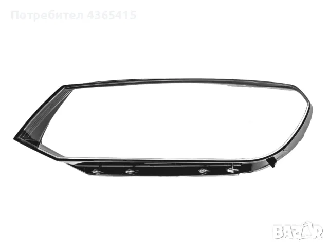 Стъкло за фар на VW Touareg 7P (2010-2014) Ляв