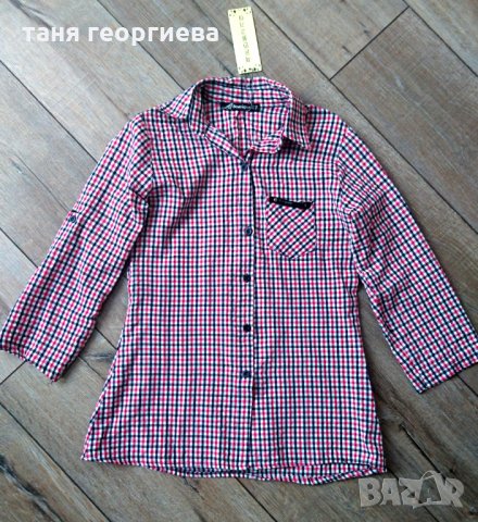 Нежна пепитена риза, снимка 3 - Ризи - 31975385