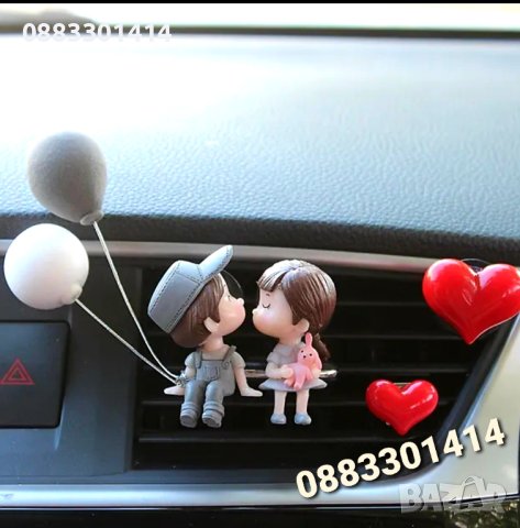 Ароматизатор за автомобил Влюбени , снимка 5 - Аксесоари и консумативи - 42656082