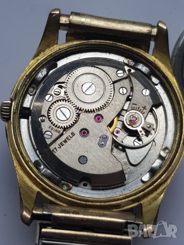 Позлатен мъжки механичен часовник OLMA 17 Jewels, снимка 8 - Мъжки - 38840914