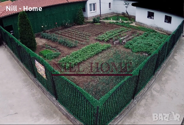 Поцинкована Мрежа с декорация ( ИЗКУСТВЕНА ТРЕВА ) 4 мм. Тел / 40 мм. Око, снимка 6 - Огради и мрежи - 52303268