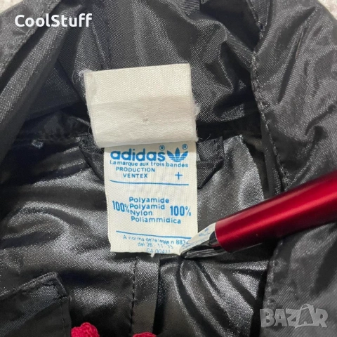 Adidas Vintage Яке Тип Ветровка Размер XL, снимка 5 - Спортни дрехи, екипи - 53905587