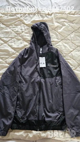 Сиво Яке Adidas Terrex размер S , снимка 5 - Якета - 56042712
