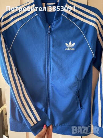 Оригинален суичър Adidas 158см. , снимка 2 - Детски анцузи и суичери - 55780216