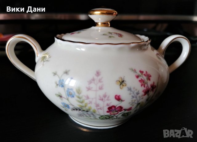 ретро порцелан позлата маркиран, снимка 3 - Колекции - 34201552