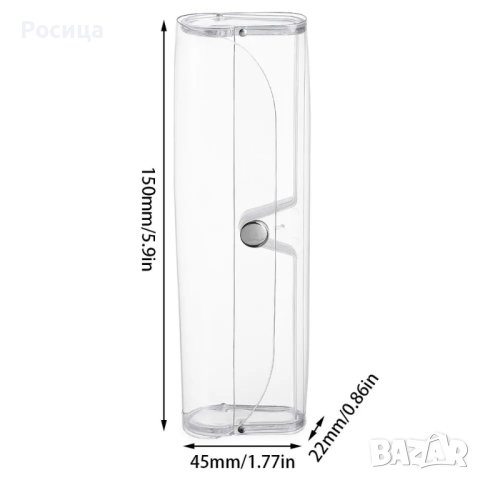 Калъф за очила прозрачен , снимка 3 - Слънчеви и диоптрични очила - 42124287