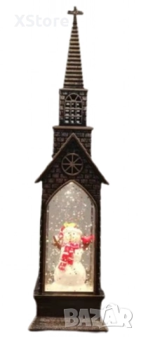 Вълшебна коледна кула с LED светлини и падащи снежинки, снимка 7 - Декорация за дома - 52440928