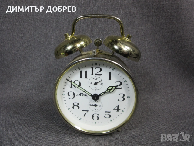 СТАР РЕТРО СОЦ ЧССР НАСТОЛЕН МЕХАНИЧЕН ЧАСОВНИК БУДИЛНИК PRIM