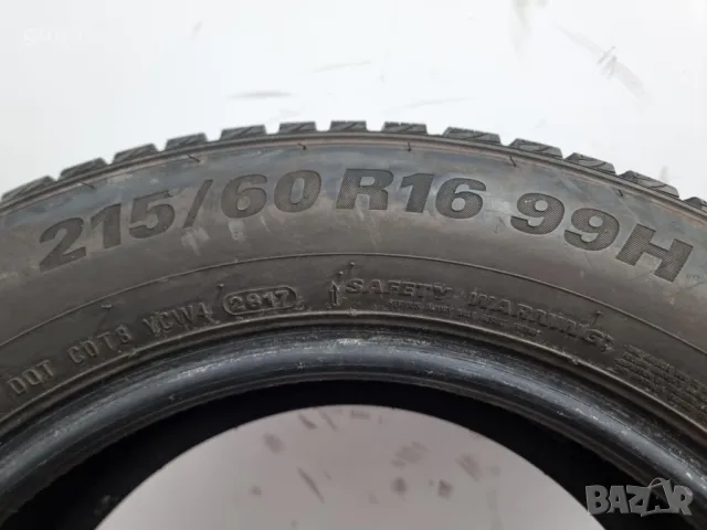 2бр зимни гуми 215/60/16 Kumho L02227 , снимка 4 - Гуми и джанти - 48687652