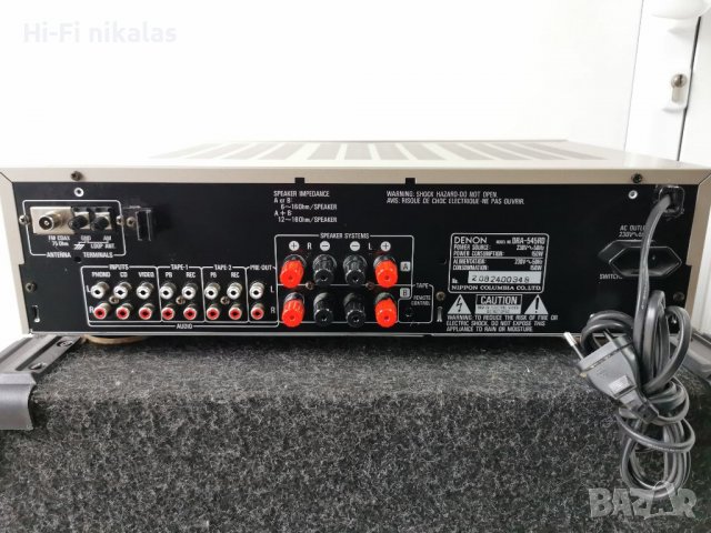 Усилвател Ресийвър DENON DRA-545RD, снимка 5 - Ресийвъри, усилватели, смесителни пултове - 39321003