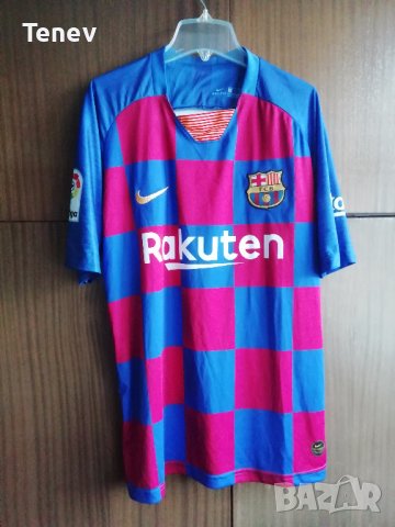 FC Barcelona Lionel Messi Nike тениска фланелка Барселона Меси размер М  