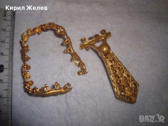 ФИЛИГРАННИ БРОНЗОВИ ОРНАМЕНТИРАНИ ЕЛЕМЕНТИ с ПОЗЛАТА от СТАРО РЕТРО ОГЛЕДАЛЦЕ За РЕСТАВРАЦИЯ 32247