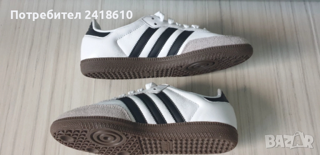 Adidas Samba Leather Sneakers Unisex Size 37 1/2/ 23см  НОВО! ОРИГИНАЛ! Унисекс кецове!, снимка 8 - Кецове - 52335503