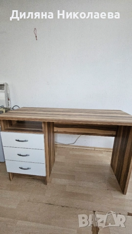 Кафяв офис шкаф, ъглово бюро, малко бюро и секция., снимка 9 - Шкафове и рафтове - 52327796