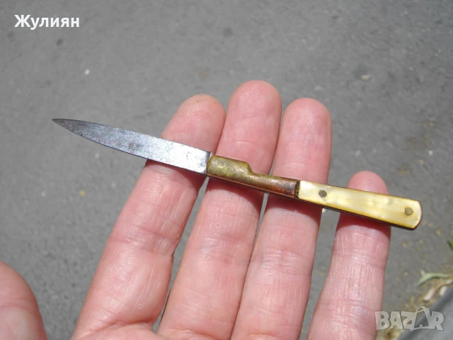 КОЛЕКЦИОНЕРСКО ДЖОБНО НОЖЧЕ NAVAJA VENDETTA, снимка 3 - Антикварни и старинни предмети - 50892664