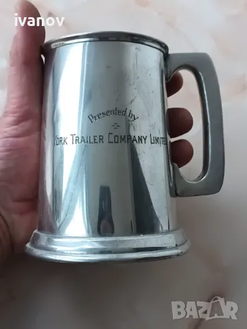 Английска халба метална