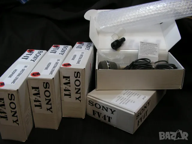 Динамичен микрофон  “Sony”  FV4T -  ползван, снимка 5 - Микрофони - 48665294