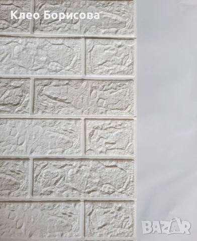 Декоративен 3D тухлен тапет за стени от PE пяна 77х70 см., снимка 2 - Декорация за дома - 49025861