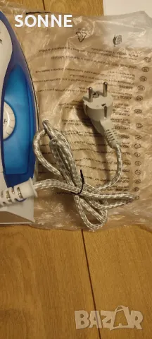 Парна ютия Sapir 1200W, струя пара, термостат, синя , снимка 12 - Ютии - 48435280