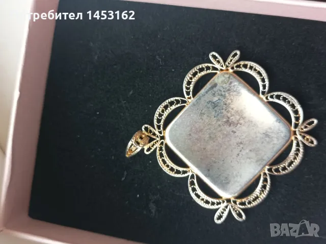 Винтидж висулка с филигран, снимка 2 - Други - 50051110