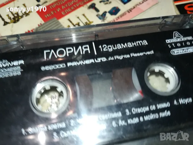 ГЛОРИЯ-ОРИГИНАЛНА КАСЕТА 1702252213, снимка 16 - Аудио касети - 49171356