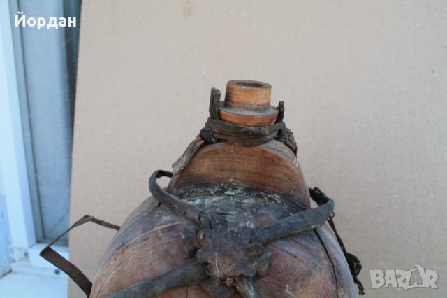 Дървена бъклица за украса , снимка 2 - Антикварни и старинни предмети - 40657645