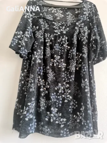 СТРАХОТНА ЕФИРНА ТУНИКА 3XL-4XL, снимка 5 - Туники - 50132666