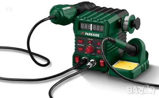 Станция за запояване с горещ въздух и поялник Parkside