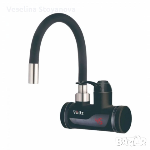 Нагревател за вода Voltz - За стена или плот, 3300W, Черен, снимка 3 - Бойлери - 52733554