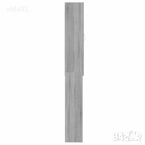 vidaXL Шкаф за пералня, сив сонома, 64x25,5x190 см, снимка 8 - Шкафове - 56148036