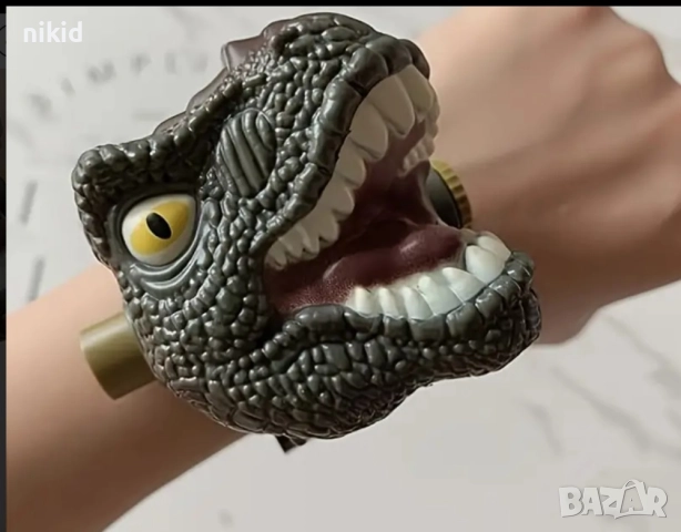 3D глава Динозаври Динозавър Джурасик парк детски часовник прожектор, снимка 4 - Детски - 38128185