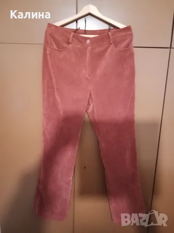 Дамски кадифен костюм ILEN (сако и панталон) – размер 50 (L / XL)