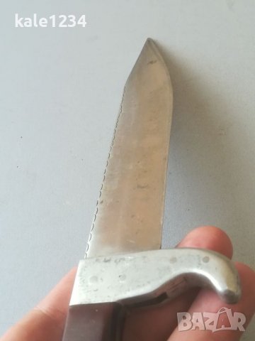Стар български нож. Ловен. Туристически. Кован, снимка 3 - Ножове - 37503959