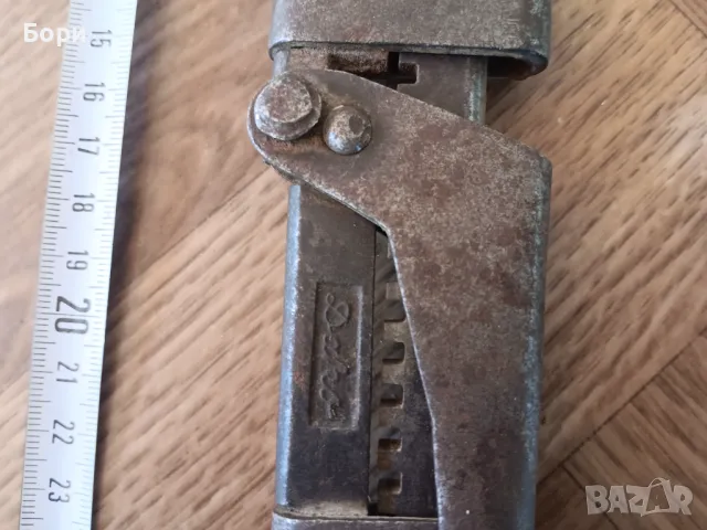 Стар раздвижен ключ, снимка 4 - Ключове - 47498294