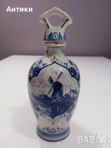 Порцеланова стара бутилка с печат, снимка 9 - Други - 52527245