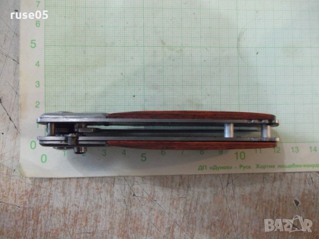 Нож сгъваем полуавтоматичен с калъф, снимка 17 - Ножове - 30923656